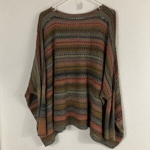 CUBISM BOHEMIAN KNIT SWEATER, ONE SIZE